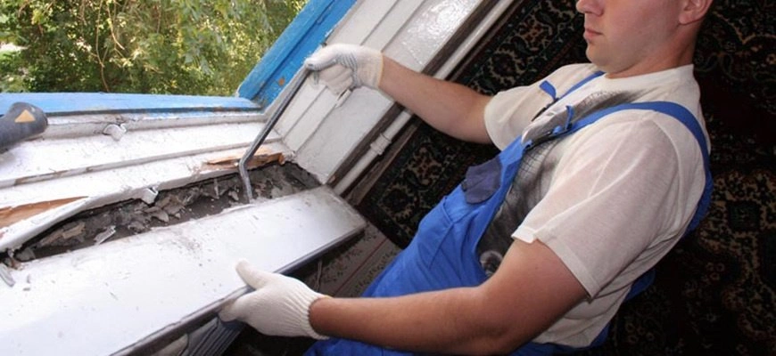 Как заменить подоконник у пластикового окна самостоятельно и ...